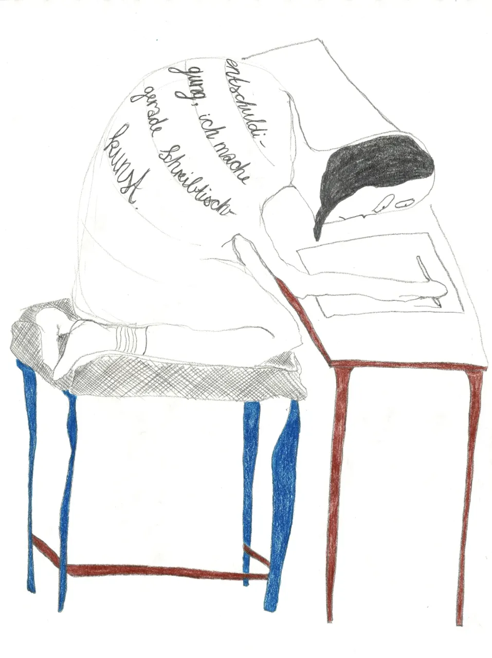 Neunundachtzig – Pencil on paper · 21 × 29.7 cm