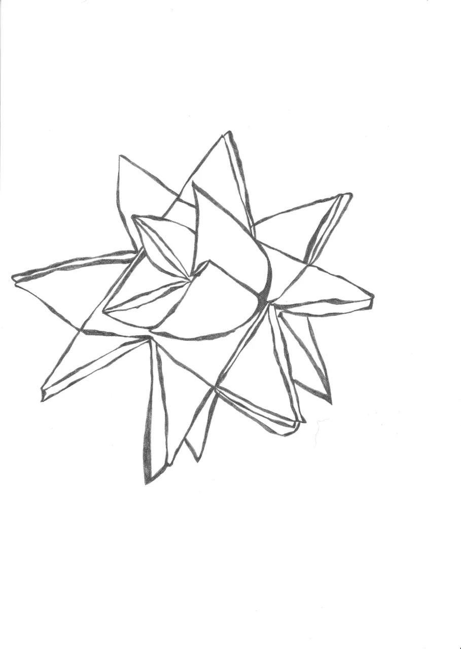 Einhundertsiebzehn – Pencil on paper · 21 × 29.7 cm