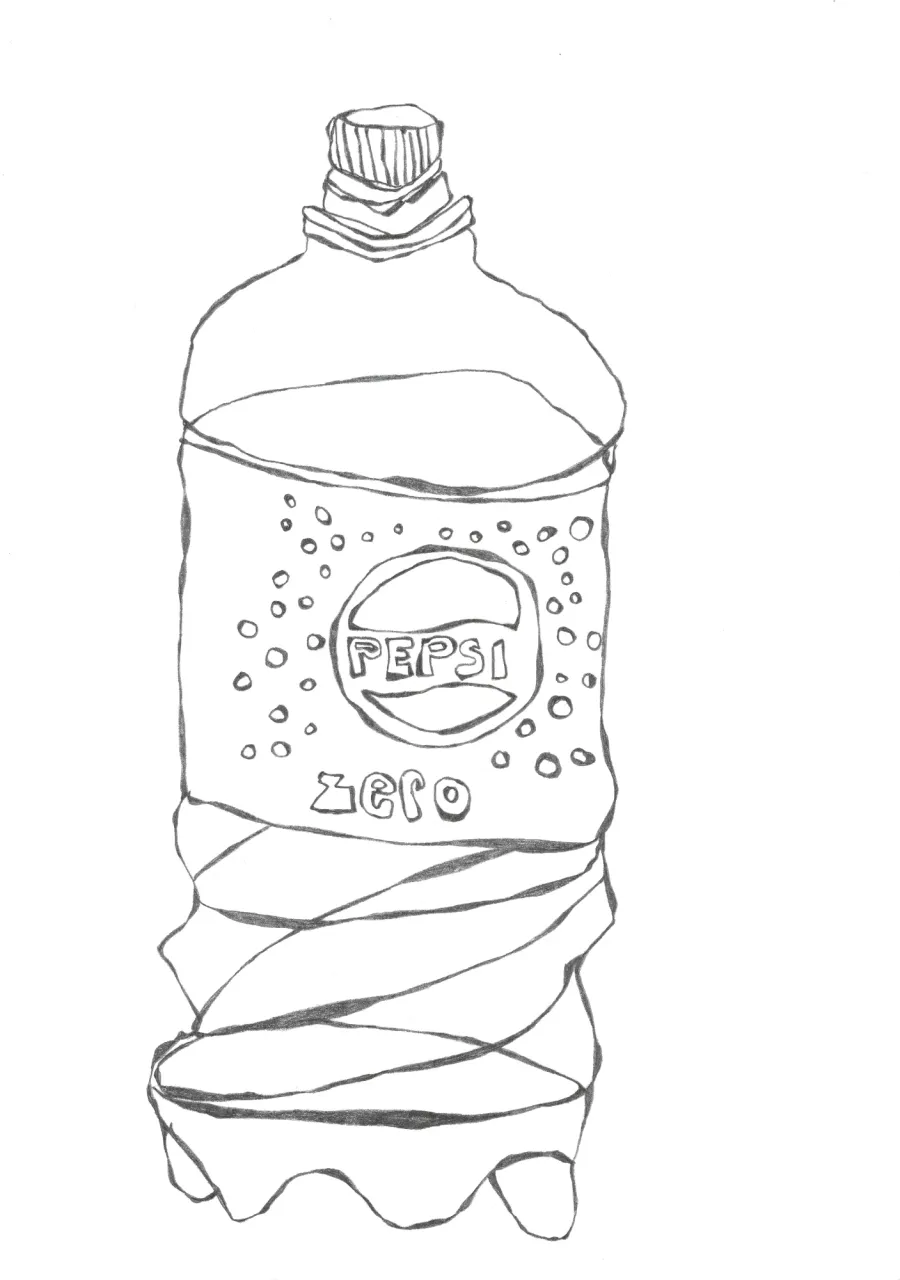 Einhundertfünfzehn – Pencil on paper · 21 × 29.7 cm