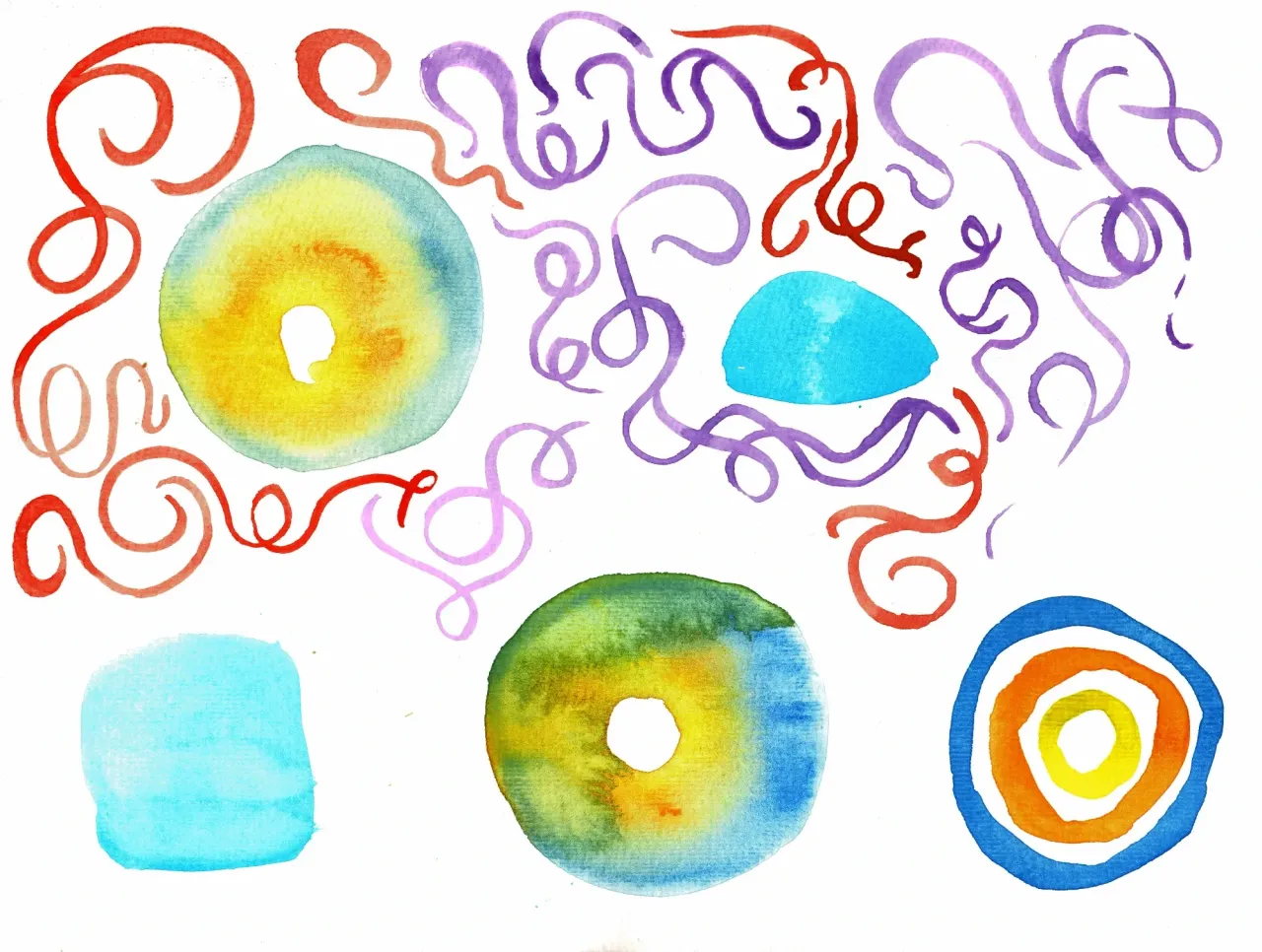 Einhundertsechsundneunzig – Aquarell on paper