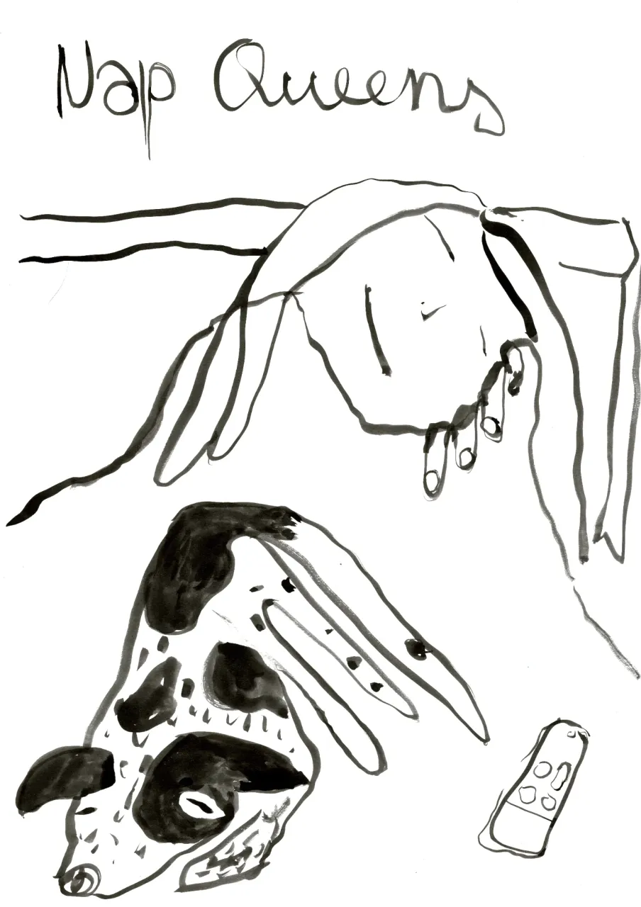 Siebenundachtzig – Ink on paper · 29.7 × 42 cm